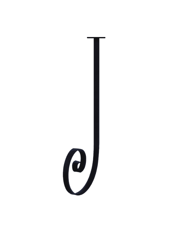 Reverse Bottom Scroll — hook & scroll accessories accessory for CopperSmith copper lanterns