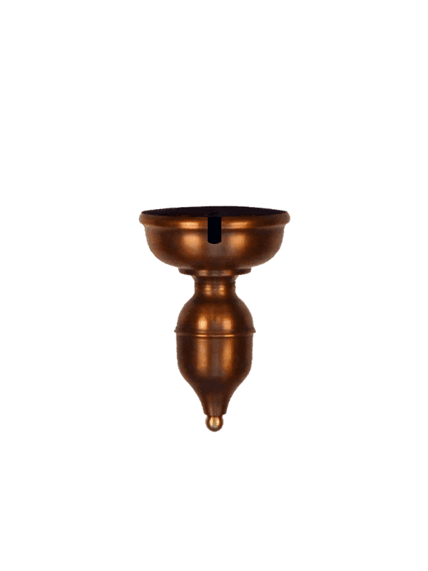London Bottom — decorative options accessory for CopperSmith copper lanterns