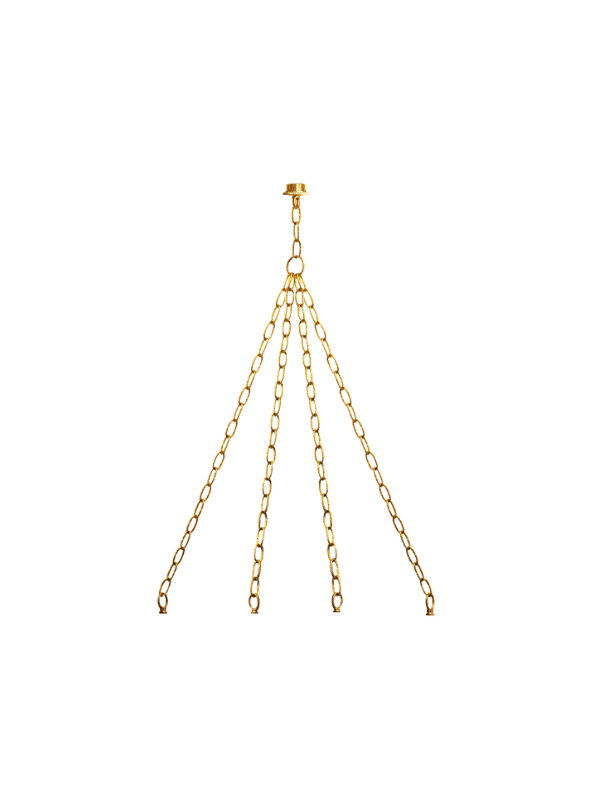 Quartet Chain Mount — hanging options accessory for CopperSmith copper lanterns