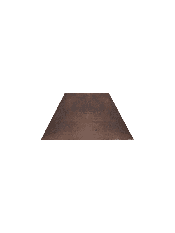 Solid Copper Top Panels — decorative options accessory for CopperSmith copper lanterns